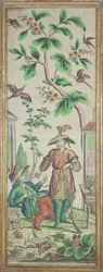 Papel pintado de chinoiserie