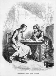Christophe y la Gorda Sylvie, ilustración de 