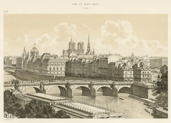La Cité y el Pont-Neuf, 1878