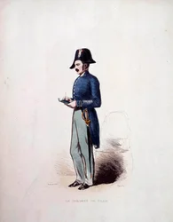 Uniforme de Sargento de la Ciudad, miembro de las fuerzas policiales bajo la Monarquía de Julio (1830-1848) Siglo XIX
