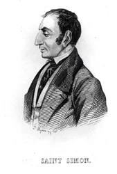 Claude Henri de Rouvroy (1760-1825) Conde de Saint-Simon, siglo XVIII-XIX