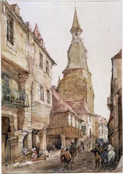 Torre del reloj en Dinan