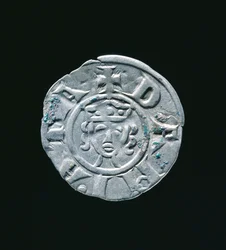 Moneda de Juan de Brienne (c.1170-1237)