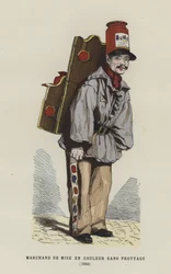 Vendedor de colorantes, 1850