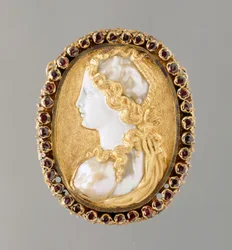Retrato de Prudentia en commesso, 1550-60
