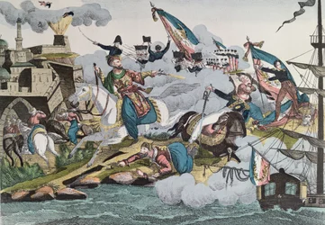 Conquista de Argel por las tropas francesas en 1830, c.1830-40