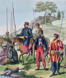 Cosacos en el Ejército Ruso, c.1814