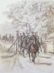 Gendarmería rural, c.1887