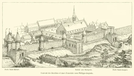 Convento de los Jacobinos y muro de Philippe-Auguste