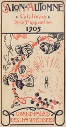 Portada del catálogo del 3er Salón de Otoño del Grand Palais de París