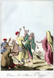 Danza de las Almies en Egipto. 1811