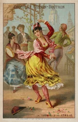 Bailando la tarantela, Italia