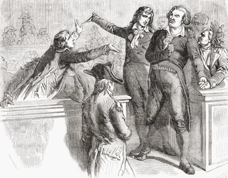 Danton y Desmoulins se defienden ante la Convención, 30 de marzo de 1794, de 