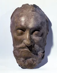 Máscara mortuoria de Enrique IV (1553-1610) Rey de Francia (cera)