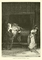 Muerte de Valentina de Milán