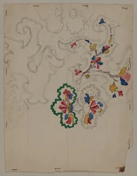Dibujo de diseño, principios del siglo XIX