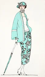 Diseño para un vestido de día c.1919