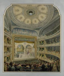 Diseño para un teatro, c.1860