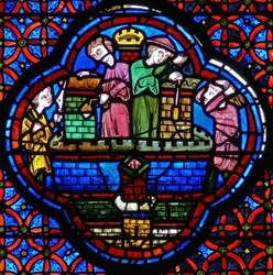(detalle) de la parábola de Lázaro y el rico
