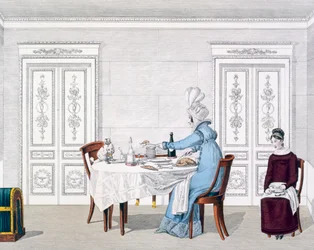 Manía de Perros, lámina 106 de Le Bon Genre, 1818