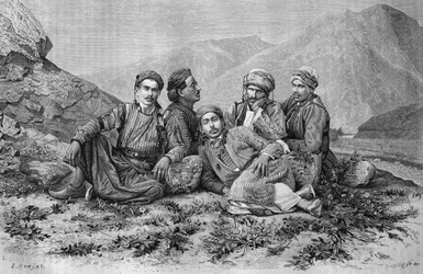 Conductores de asnos, de La Syrie d