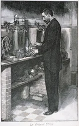 Dr. Pierre Emile Roux (1853-1933) de La Revue Illustrée, 1 de octubre de 1894
