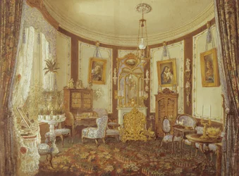 Salón del Chateau de Sache