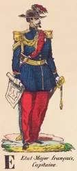 E: Oficial francés, Capitán