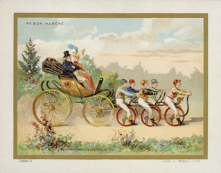 Carruaje vintage excéntrico