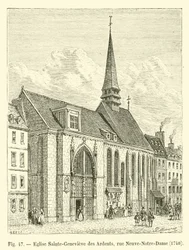 Iglesia Sainte-Geneviève des Ardents, rue Neuve-Notre-Dame, 1704