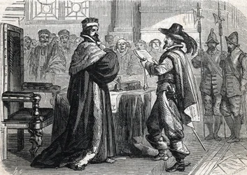 Octava Guerra de Religión, Día de las Barricadas - (grabado) 1864