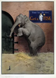 Elefante asustado por un ratón - en “Theater Magazine”, Sep 1925