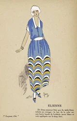Elienne, de Toujours Chic, pub.1921-22 (estarcido)