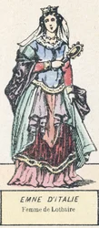 Emne de Italia, Esposa de Lotario