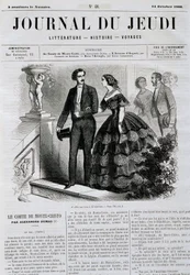 Episodio de la serie de novelas El Conde de Montecristo (Montecristo) - en “Le Journal du Jeudi” del 14/10/1860