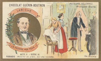 Eugène Labiche (1815-1888), dramaturgo francés, autor de “La poudre aux yeux”, comedia en dos actos (1861)