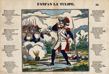 Fanfan la tulipe. Imagen del siglo XIX de Epinal