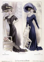 Desfile de moda, el 16/02/1910.