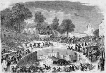 Fiestas de la Tarasca en las calles de Tarascón (Bocas del Ródano)