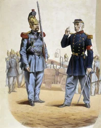 Bomberos en 1860