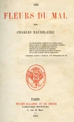 Primera edición de Les Fleurs du Mal de Charles Baudelaire