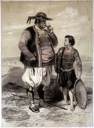 Pescadores de Douarnenez, c. 1855