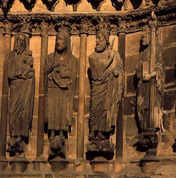Cuatro figuras de la fachada de la Catedral, c.1230-40