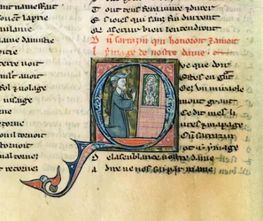 Sarraceno convertido por una imagen de la Virgen, de La Vie Nostre Dame