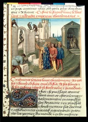 Construcción de la iglesia en Aix La Chapelle por Carlomagno (742-814)