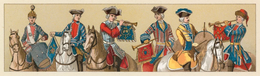 Traje del siglo XVIII en Francia
