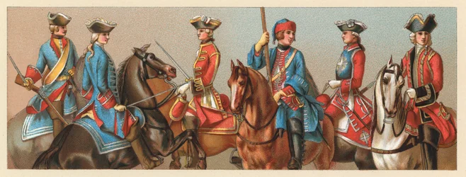 Traje del siglo XVIII en Francia