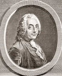 François-Augustin de Paradis de Moncrif, 1687-1770. Escritor y poeta francés. De Les Heures Libres publicado en 1908.