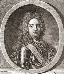 François-Marie de Broglie, I duque de Broglie, 1671-1745. Jefe militar francés. De «Les Heures Libres», publicado en 1908.