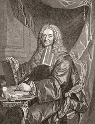 François Chicoyneau, 1672 - 1752. Médico francés y médico jefe del rey Luis XV. De Les Heures Libres publicado en 1908.